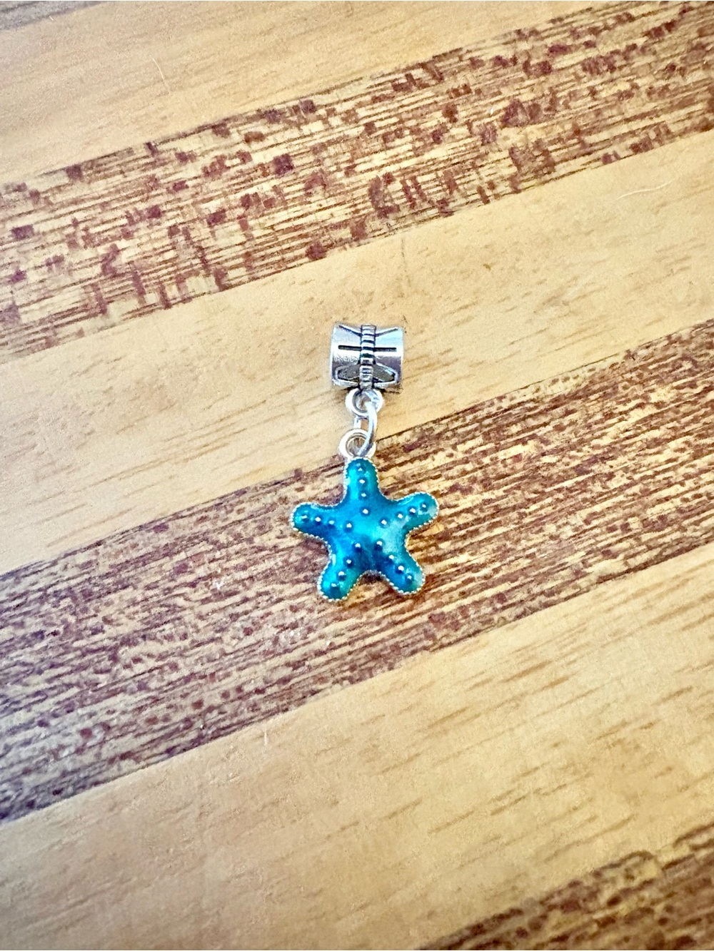 Kids Blue Starfish Charm Pendant - Brand Unknown